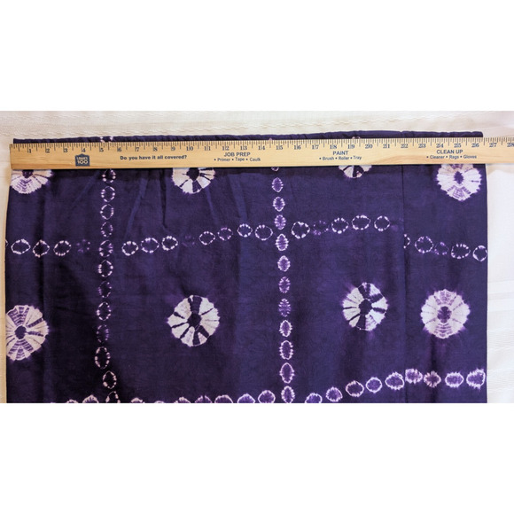 Custom Made 2-Piece Purple Boho Batik Skirt & Blouse Set – Size 2X (Adjustable) - Picture 11 of 15